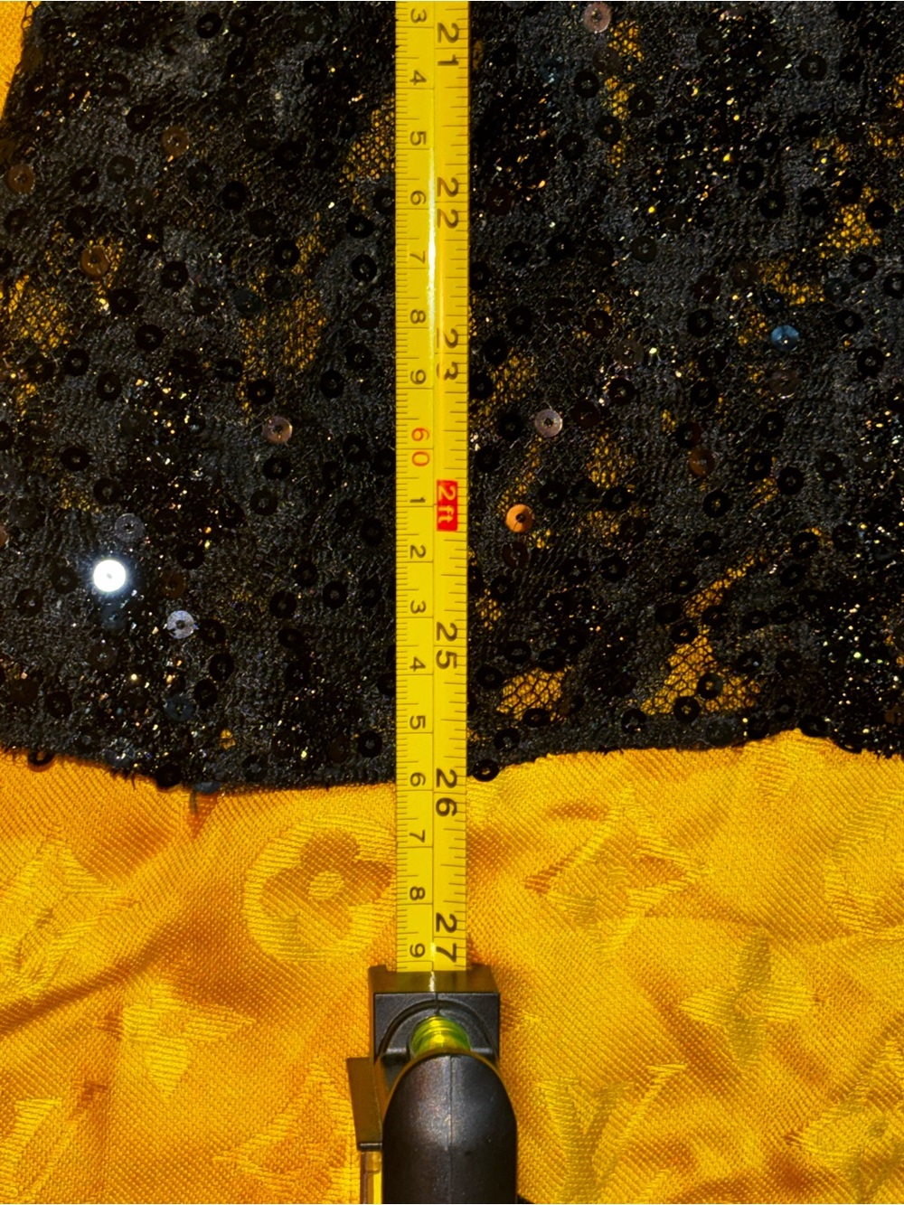 Black Sequin Mini Dress with Sweetheart Neckline - Picture 11 of 16